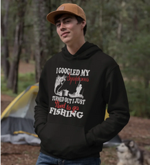 Outdoorzees Unisex 'Fishing Symptoms' Hoodie