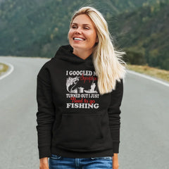 Outdoorzees Unisex 'Fishing Symptoms' Hoodie