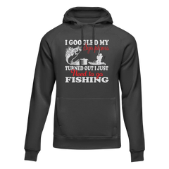 Outdoorzees Unisex 'Fishing Symptoms' Hoodie