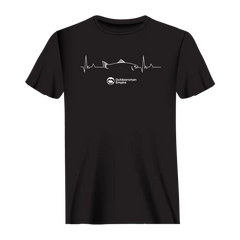 Outdoorzees Unisex Fishing Cardiogram T-Shirt