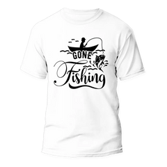 Outdoorzees Unisex 'Gone Fishing' T-Shirt