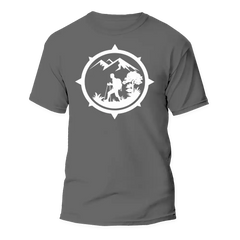 Outdoorzees Unisex Hiking Mountain Compass T-Shirt