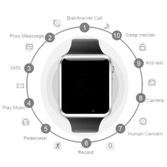 Unisex Android Smart Watch with Bluetooth