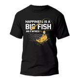 Outdoorzees Unisex 'Happiness Is A Big Fish' T-Shirt