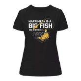 Outdoorzees Womne's 'Happiness Is A Big Fish' T-Shirt