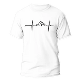 Outdoorzees Unisex Mountain Hiking Heartbeat T-Shirt