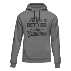 Outdoorzees Unisex 'Life Is Better In The Mountains' Fleece Hoodie