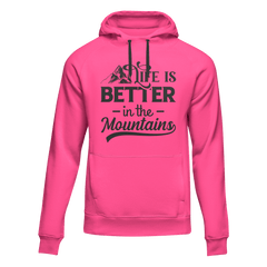 Outdoorzees Unisex 'Life Is Better In The Mountains' Fleece Hoodie