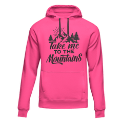 Outdoorzees Unisex 'Take Me To The Mountains' Fleece Hoodie
