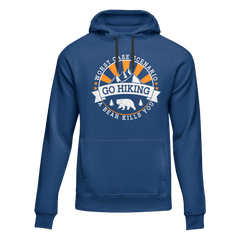 Outdoorzees Unisex 'Hiking Worst Case Scenario' Fleece Hoodie