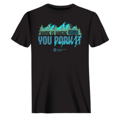 Outdoorzees Unisex 'Home Is Where You Park It' T-Shirt