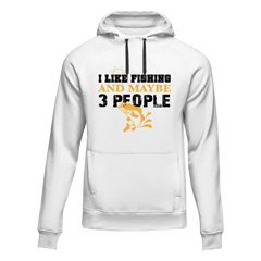 Outdoorzees Unisex 'I Like Fishing And Maybe Like 3 People' Hoodie