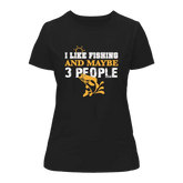 Outdoorzees Women's 'I Like Fishing And Maybe Like 3 People' T-Shirt