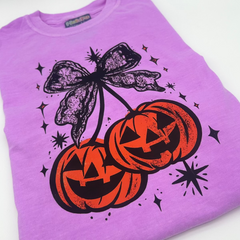 HALLOWEEN Women's Lace Pumpkin Tee