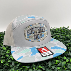 Men's 'Southern Boy' Blue/Gray Camo Trucker Hat