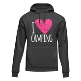 Outdoorzees Unisex 'I Love Camping' Fleece Hoodie