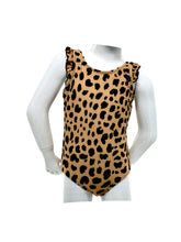 Girl's One-Piece Swimsuit - Leopard