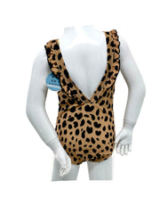 Girl's One-Piece Swimsuit - Leopard