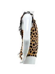 Girl's One-Piece Swimsuit - Leopard