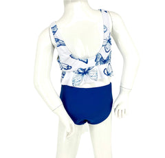 Girl's Two-Piece Tankini Swimsuit - Butterfly