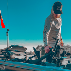 Kayak, or Die LONG SLEEVE PERFORMANCE HOODIE