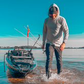 Kayak, or Die LONG SLEEVE PERFORMANCE HOODIE