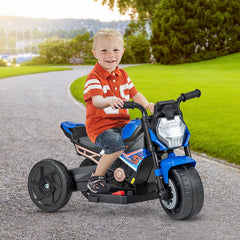 6V Kids Ride On Trike/Motorcycle with Detachable Training Wheels