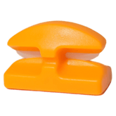 Line Cutterz Ceramic Blade Peel & Stick Flat Mount - Blaze Orange