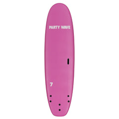 7 Foot Surfboard Trading Co. | Party Wave Soft Top Surfboard - Rose
