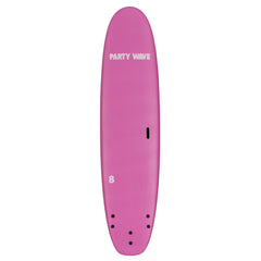 8 Foot Surfboard Trading Co. | Party Wave Soft Top Surfboard - Rose