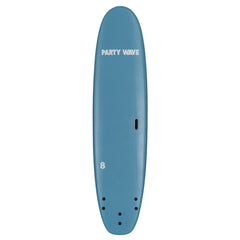 8 Foot Surfboard Trading Co. | Party Wave Soft Top Surfboard - Blue Steel