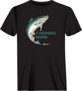 Outdoorzees Men's 'Fishing King' Pixelated T-Shirt