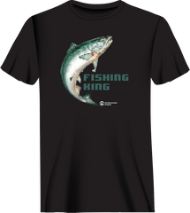 Outdoorzees Men's 'Fishing King' Pixelated T-Shirt