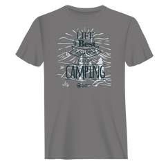 Outdoorzees Unisex 'Life Is Best Camping' T-Shirt