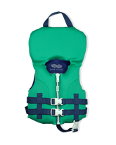 Line + Cleat Green USCG Life Jacket (0-30 lbs)