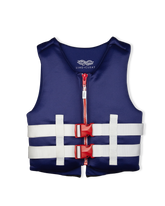 Line + Cleat Navy USCG Life Jacket (50-90 lbs)