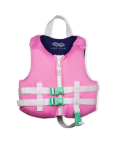 Line + Cleat Pink USCG Life Jacket (30-50 lbs)