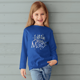 Girl's 'Little Miss Magic' Toddler Long Sleeve Tee
