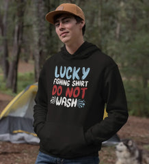 Outdoorzees Unisex 'Lucky Fishing Shirt' Hoodie