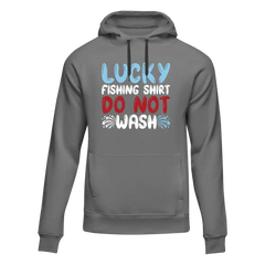 Outdoorzees Unisex 'Lucky Fishing Shirt' Hoodie