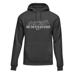 Outdoorzees Unisex 'Make Time' Fleece Hoodie