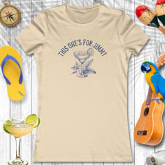 Women's 'Tribute Tee for Jimmy Buffett Margarita' Tee Shirt 🫧