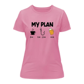 Outdoorzees Women's My Fishing Plan T-Shirt