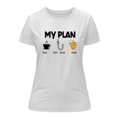 Outdoorzees Women's My Fishing Plan T-Shirt