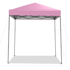 6.6 x 6.6 Foot Outdoor Pop-up Canopy with UPF 50+ Sun Protection