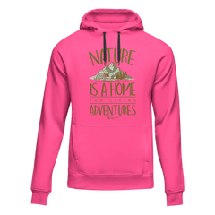 Outdoorzees Unisex 'Nature Is A Home' Fleece Hoodie