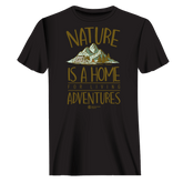 Outdoorzees Unisex 'Nature Is A Home' T-Shirt