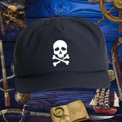 Unisex Skull & Bones Surf Cap | Jolly Pirate 🏴☠️