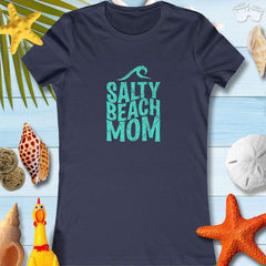 Women's 'Salty Beach Mom' Beachy Tee