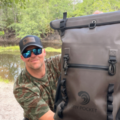 Waterproof Floating Backpack/Dry Bag - Olive Night
